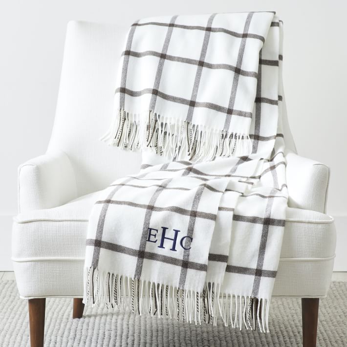 Blankets-Throws-Pillows- Monogrammed Throws-Custom Monogram Pillows - Bella  Lino Linens