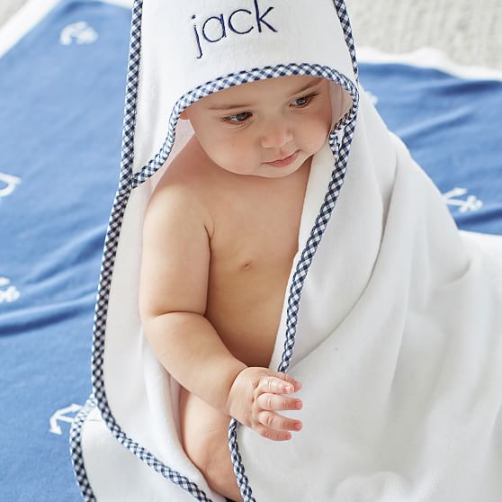 Baby Hooded Bath Towel & Washcloth