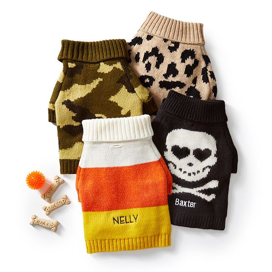 Personalized Cable Knit Dog Sweater Mark and Graham