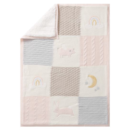 Pottery Barn Kids Heirloom Baby Blanket Mark and Graham