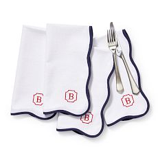 Sienna Monogrammed Cloth Dinner Napkins - Set of 4 napkins