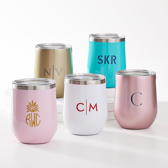 Custom 12 oz CORKCICLE® Stemless Wine Cups with Logo