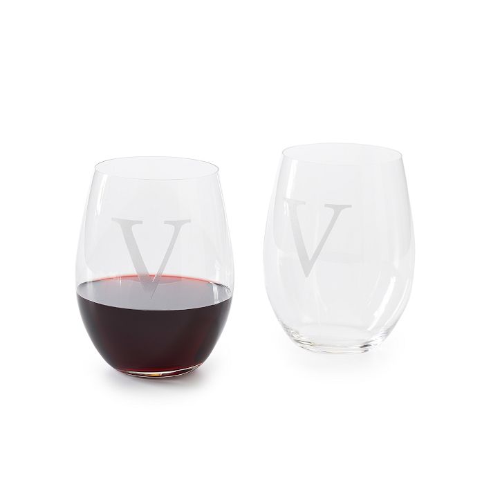 Riedel O Stemless Cabernet Wine Glass Set Of 2 Mark And Graham 9456