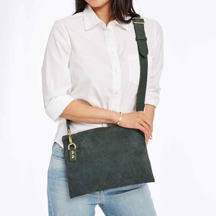 Essential Suede Zipper Crossbody Mark and Graham