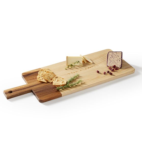 Paddle Mixed Wood Cutting Board