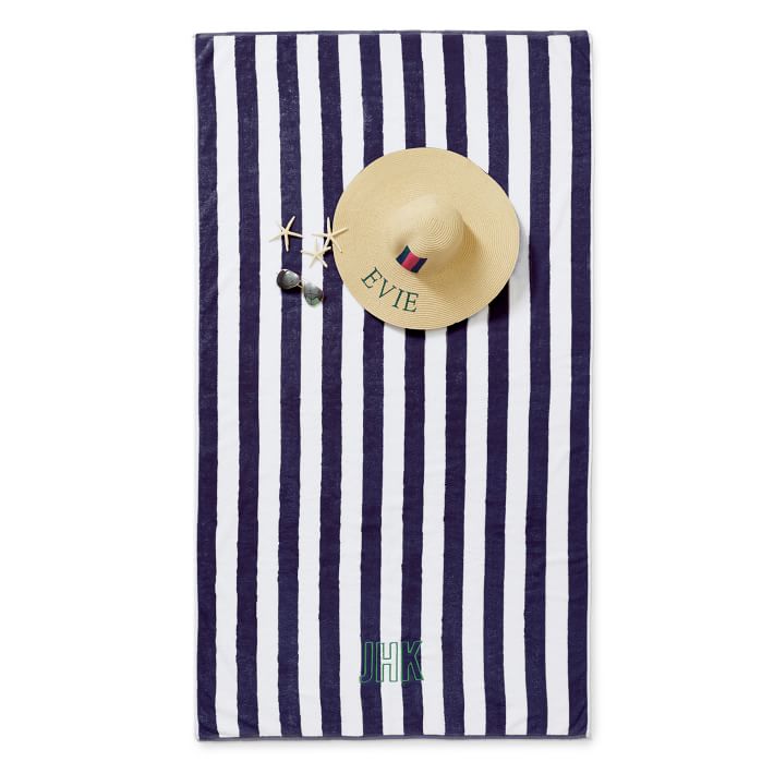 Oversized Cabana Stripe Beach Towels