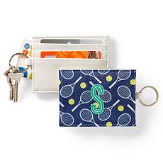 Customized Card Holder Monogram Keychain Wallet 