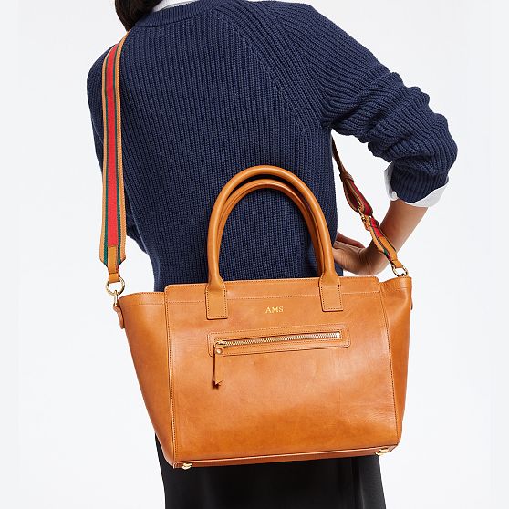 Hayden Leather ZipTop Tote Mark and Graham