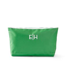 Green Trapeze Cosmetic Bag