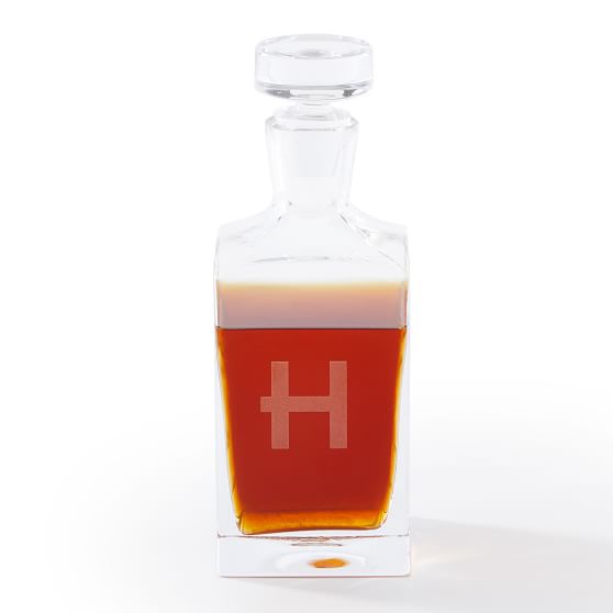 Buckman Classic Monogram Whiskey Glasses Set of 4