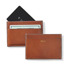 Personalized Money Clip Wallet Mens Leather Wallet Money 