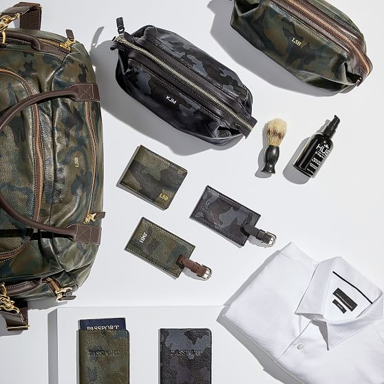 Personalized Bond Leather Passport Cover Mark and Graham