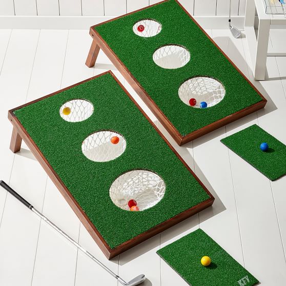 Golf Cheese Board and Knives Set