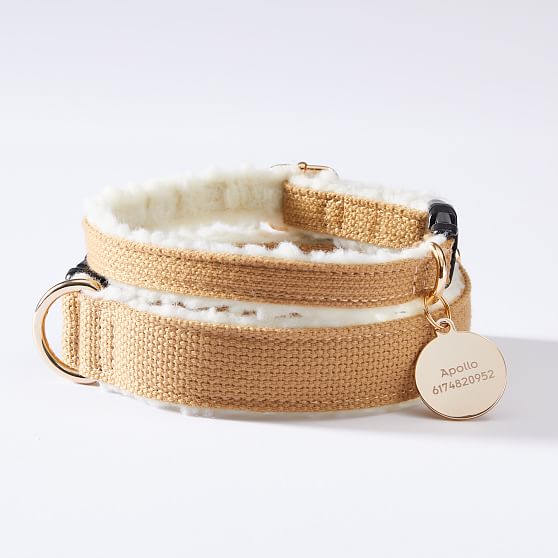 Sherpa lined dog on sale collar