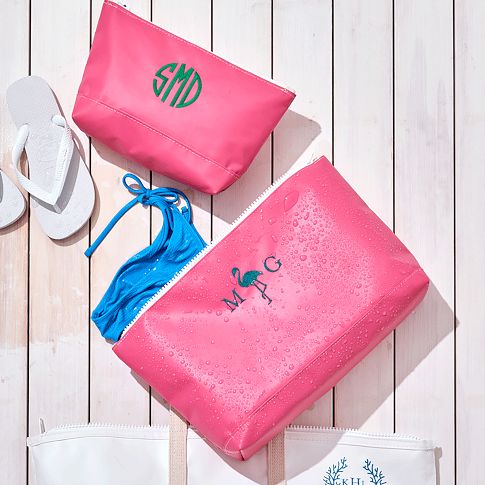 Mark & Graham x Steele Waterproof Monogrammed Beach Bag | Mark and