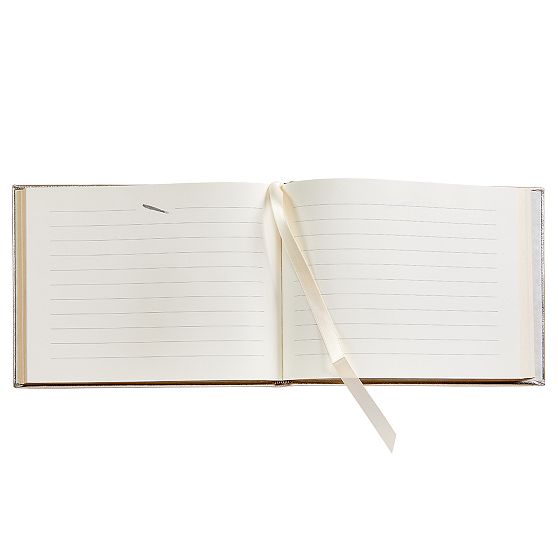 Personalized Leather Guest Book Mark and Graham