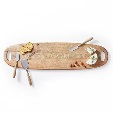 Mango Wood + Marble Cheese Knife Set