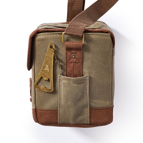 Waxed canvas beer discount caddy