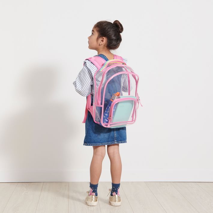 Casey Personalized Clear Kids Backpack | Mark and Graham