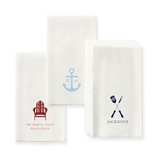 Moira Script Monogrammed Cloth Dinner Napkins - Set of 4 napkins