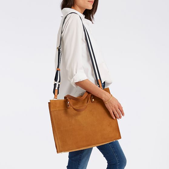 Essential Suede Tote | Mark and Graham