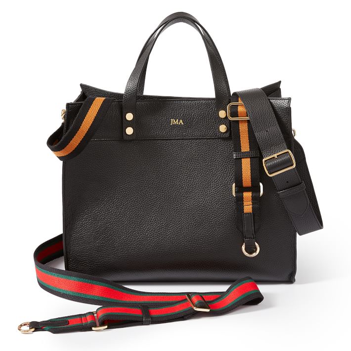 Essential Leather Tote and Crossbody Straps Set