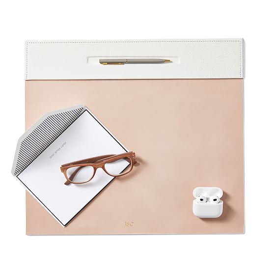 Italian Leather Laptop Desk Blotter Mark and Graham