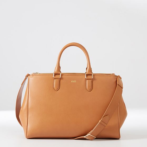 Vegan leather 2024 work tote