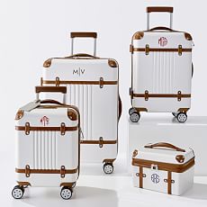 Monogrammed luggage sales sets