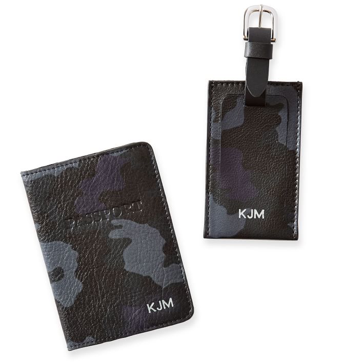 Bond Leather Luggage Tag and Passport Case