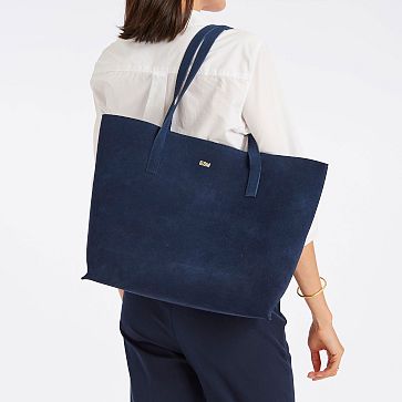 Everyday Italian Suede Tote | Mark and Graham