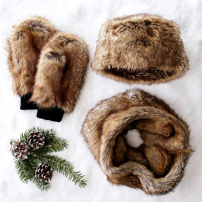 All-Over Faux Fur Collection, Brown