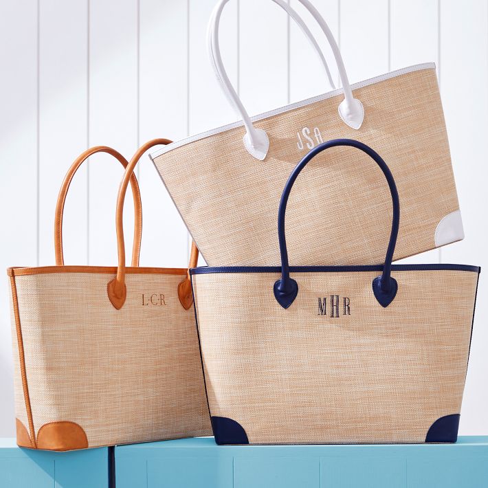 Montauk Raffia Tote | Mark and Graham