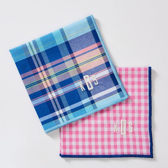 Patterned Handkerchief, Set of 2