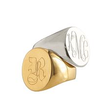Monogrammed Rings Personalized Earrings Mark and Graham