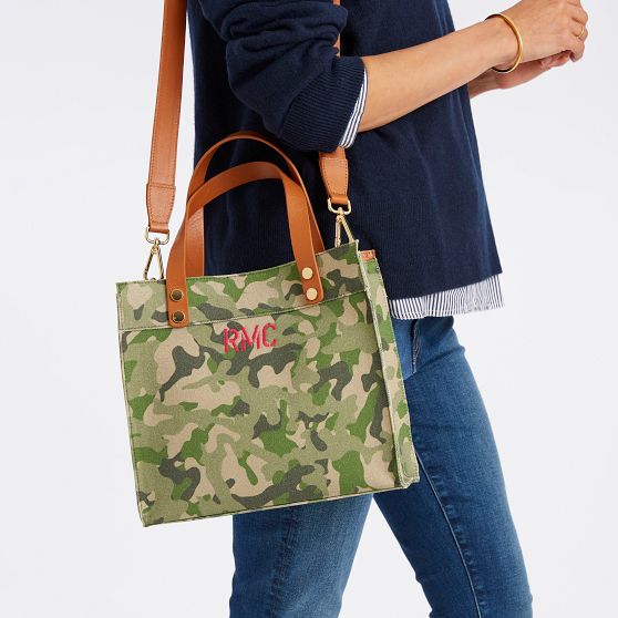 Small Essential Camo Canvas Tote Mark and Graham