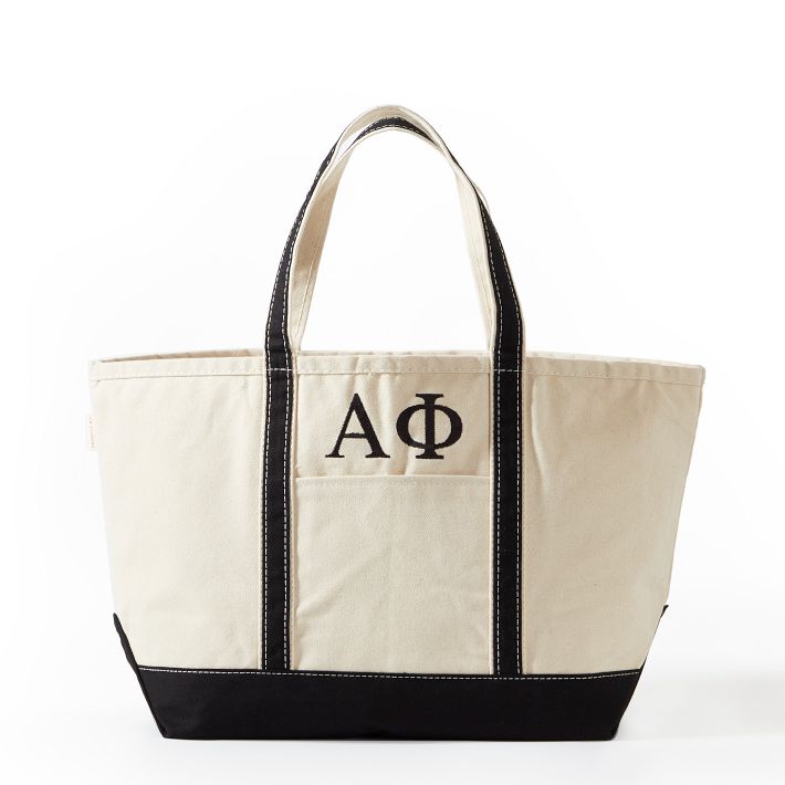 A set of 3 canvas boat and discount tote bags