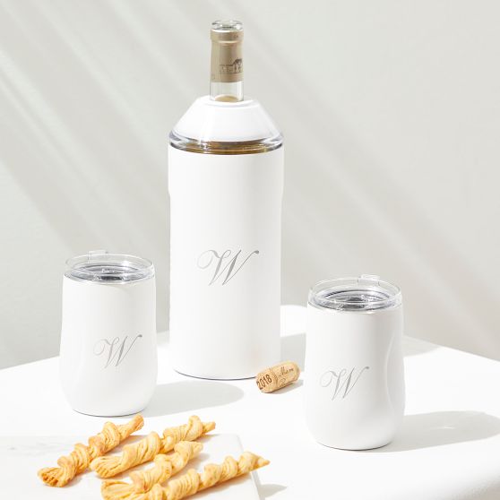 Vinglac&#233; Wine Chiller and Stemless Glass Set