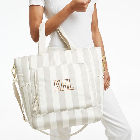 Cabana Stripe Cooler Tote Bag