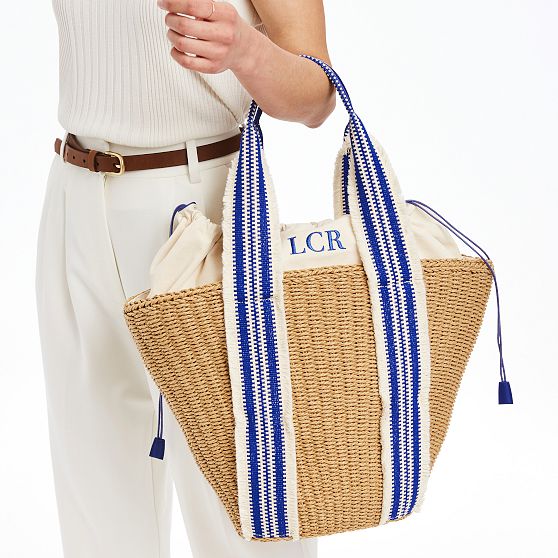 Hampton Raffia Tote