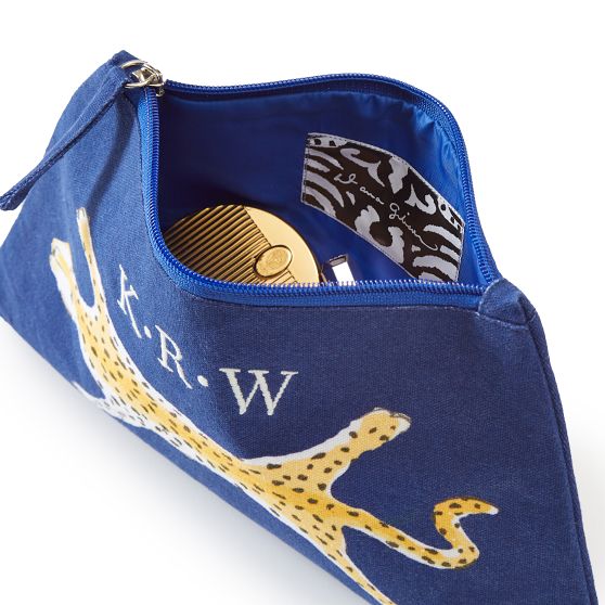 Dana Gibson Leopard Print Pouch