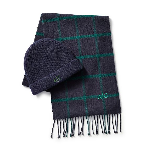 Men's Scarf and Cashmere Beanie Gift Set