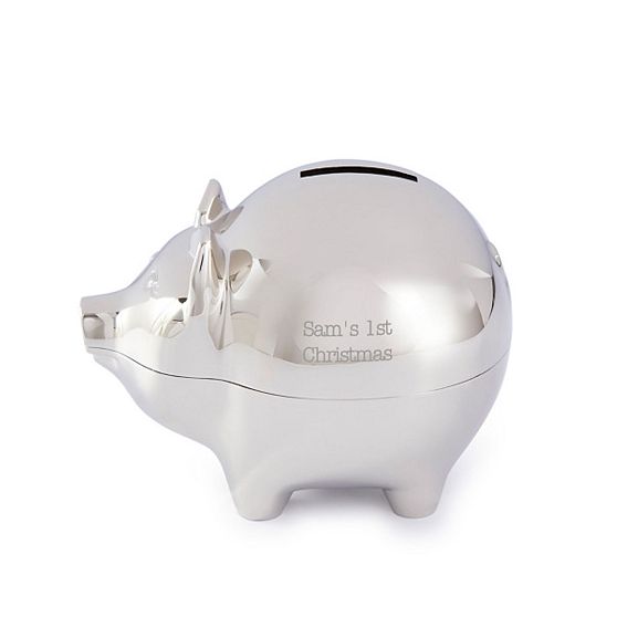 Silver Piggy Bank