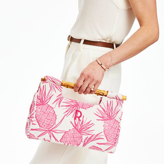 Bamboo Canvas Clutch