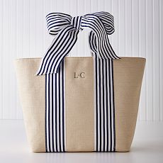 Mark and Graham - Cabana Straw outlet Beach Tote