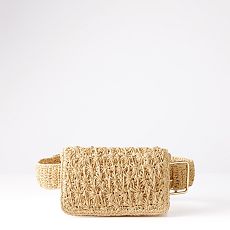 Raffia belt bag online