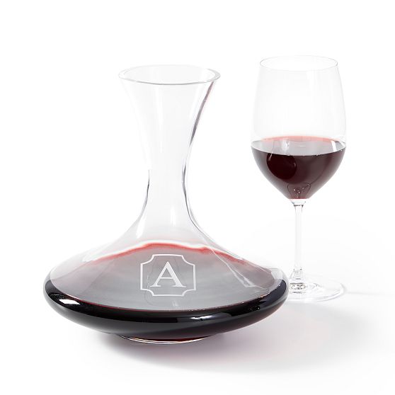 Wood and Marble Wine and Cheese Decanter Set