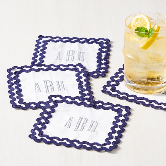 Rik Rak Coasters, Set of 4