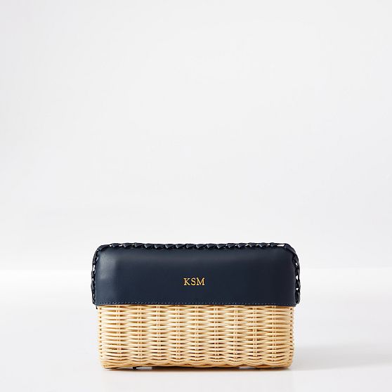 Seaside Wicker Clutch