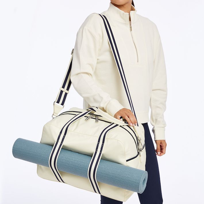 Sporty Stripe Duffle Bag